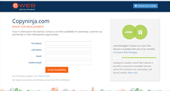 Desktop Screenshot of copyninja.com